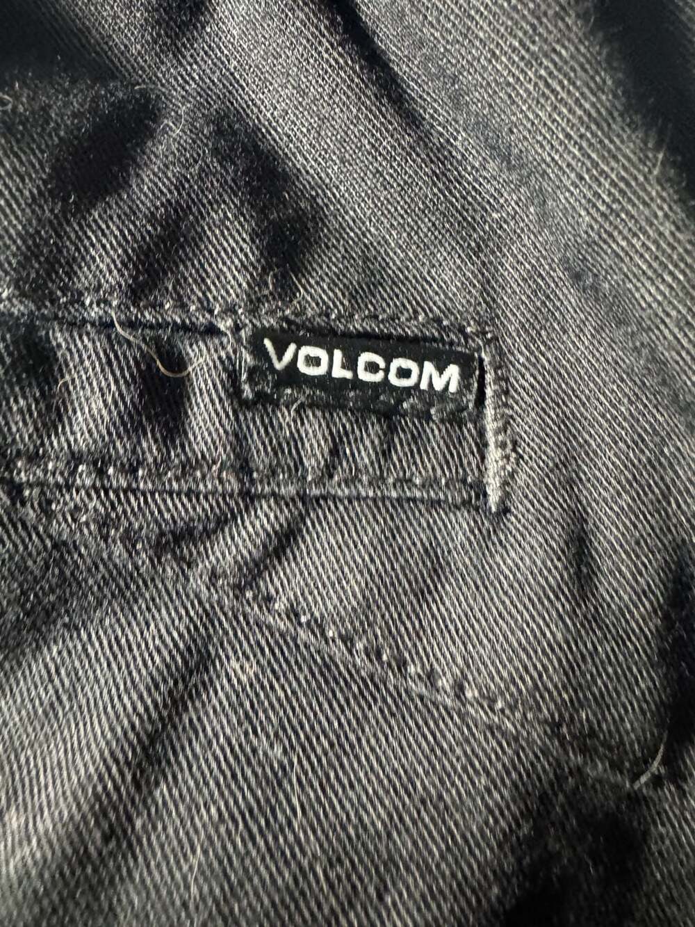 Volcom Jogger Pants Size M Black Drawstring - Picture 8 of 8
